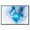 Designart - Blue Nebula Star - Abstract Framed Canvas art print